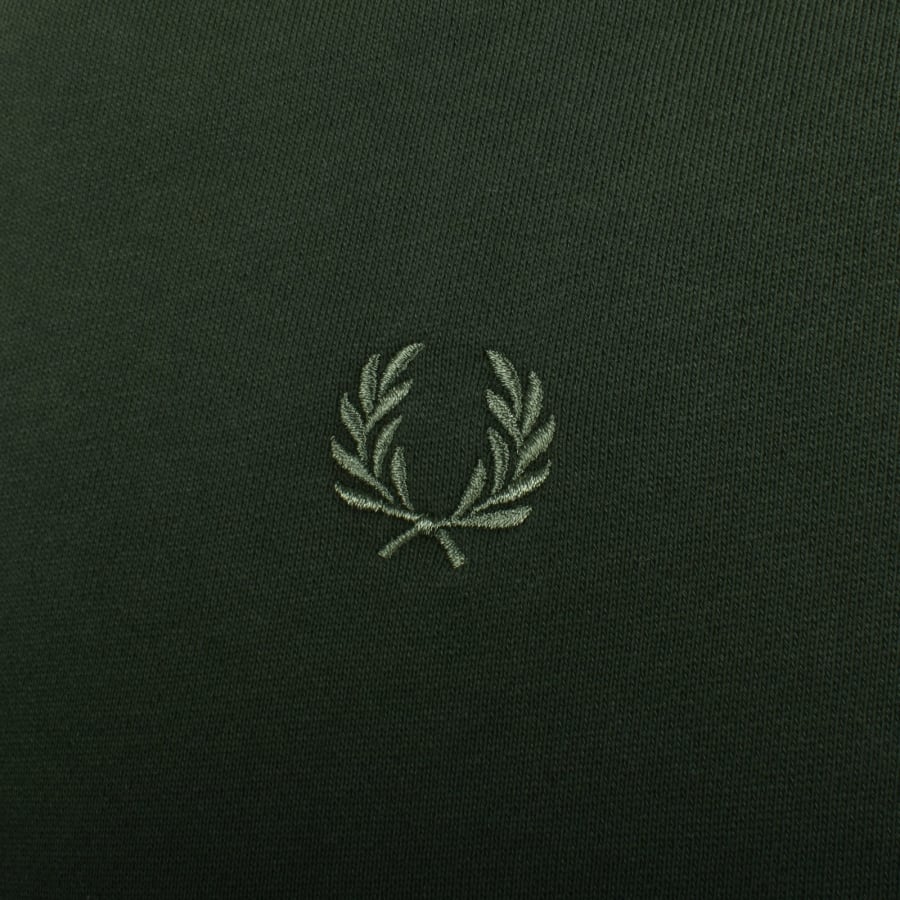 Fred perry green sweatshirt hot sale